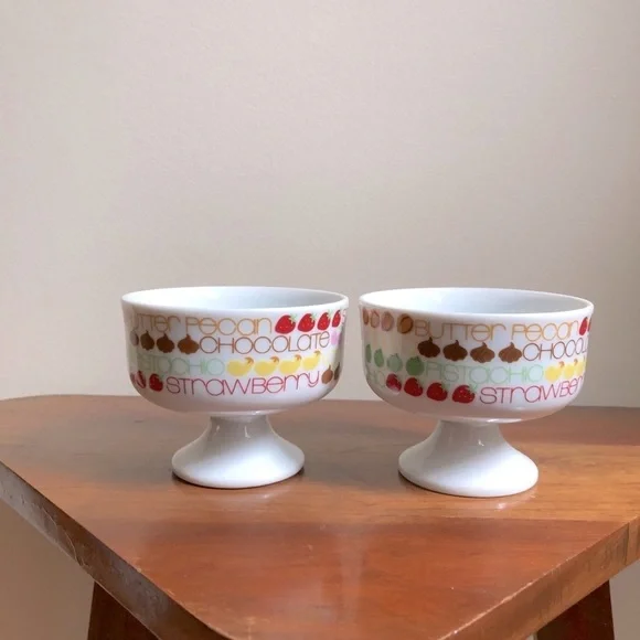 Set of MCM Sealtest Japan ice cream bowls - Picture 9 of 10